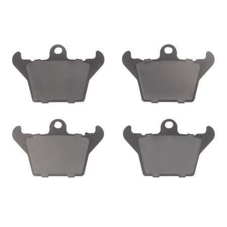 Dynamic Friction Co 5000 Advanced Brake Pads - Low Metallic, Long Pad Wear, Rear 1551-1034-00